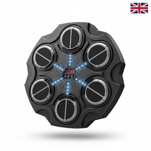 Smart Music Boxing Machine Bluetooth da Parete Bersaglio LED Punching Trainer UK - Foto 1 di 7