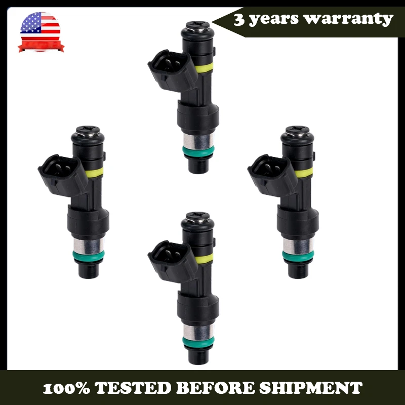 4 peças injetor de combustível FJ1056 para Nissan Cube 1.8L L4 2009 2010 2011 2012 2013 2014 - Imagem 1 de 4