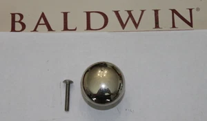 Baldwin 4708-140 Classic Collections 1-1/2 inch Cabinet Knob Polished Nickel NEW - Picture 1 of 12