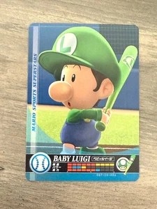 Nintendo amiibo Mario Sports Superstars Baby Luigi Baseball Japanese Version - Picture 1 of 1