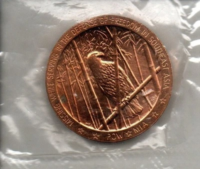 Medalla de bronce de Estados Unidos como nueva - Prisionero de guerra / Desaparecida en acción en el sudeste asiático Foto 1 de 2