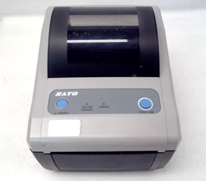 SATO CG412DT Direct Thermal Barcode Label Printer USB LAN CG412DT-LAN /NO AC - Picture 1 of 6