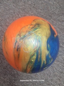 Ebonite Magnum Polyester - 14 Pfund Daumen bewegt, ordentlicher Zustand - Bild 1 von 3