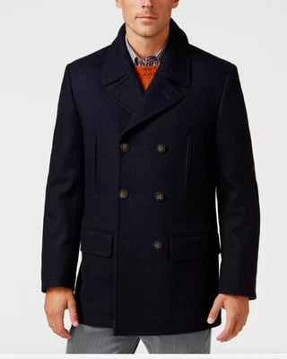 Ralph Lauren Men's Luke Navy Jacket Peacoat Size 48 L NEW $395    LKUEO2JC0103 - Image 1 of 3