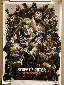 Capcom Street Fighter 6 Arcade Poster B1 Size Gaming Wall Art - Picture 1 of 1