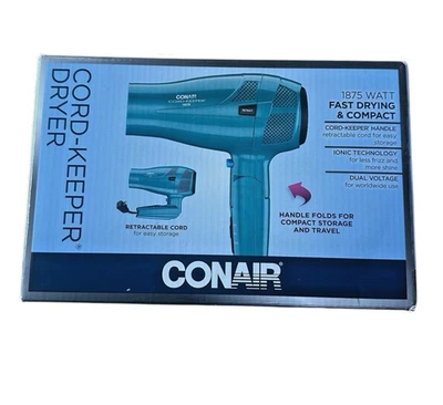 NUEVO Secador de pelo Conair 1875 vatios con mango plegable cable retráctil Foto 1 de 3