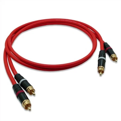Par de cables de audio estéreo MOGAMI 2534 RCA - REAN (NEUTRIK) NYS373 HiFi Japón Foto 1 de 4
