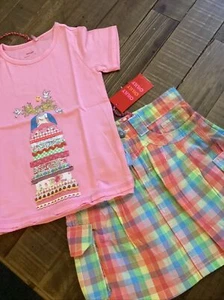 NWT Oilily Room Seven Princess T-shirt Top And Skirt  SET Pink  104 Cm  4 Yrs - Picture 1 of 18