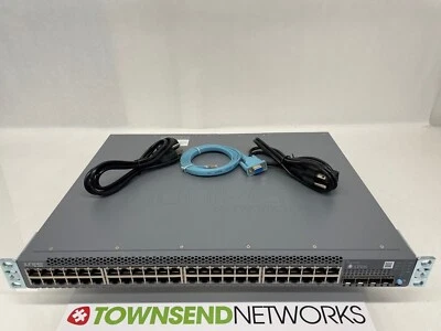 Juniper EX3400-48P 48 Port Switch PoE+ 4x SFP+ 2x QSFP 2xAC *Tested/Warranty* - Image 1 of 2