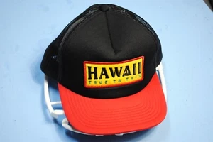 Hawaii True to This Surf Trucker Hat Mesh Back. Adjustable Black. Volcum - Picture 1 of 10