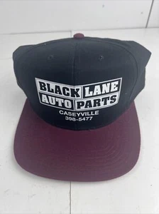 Vintage Black Lane Auto Parts Snap Back Hat - Picture 1 of 4