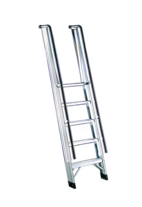 SCALA ALLUMINIO PER ACCESSO A SOPPALCHI O PIANI RIALZATI (h. SBARCO m 1,27) 5GR - Foto 1 di 3