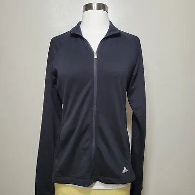 Adidas Golf Women's Black Zip Up Jacket Size Small • 10.99€