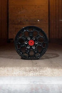 (4)18x9 Wheels Aftermarket Gloss Black Rims Fit 5lug Toyota Tundra Sequoia - Picture 1 of 4