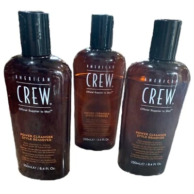 3 champú diario American Crew para hombres limpiador eléctrico estilo removedor 250 ml/8,4 oz Foto 1 de 3