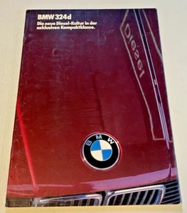 Verkaufsprospekt BMW 324 d Die neue Diesel - Februar 1985 - schöner Zustand. deutsch - Bild 1 von 7