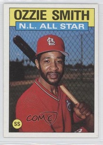 1986 Topps All Star Ozzie Smith #704 HOF