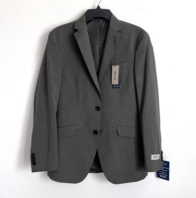 Kenneth Cole Reaction Para hombres Calce Ajustado Listo Flex Elástico Traje Chaqueta 38Reg Gris Foto 1 de 3