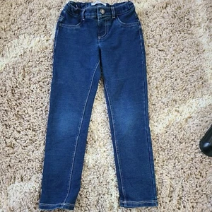 Girls Size 6 Adjustable Waste Dark Wash MUDD jeggings - Picture 1 of 1