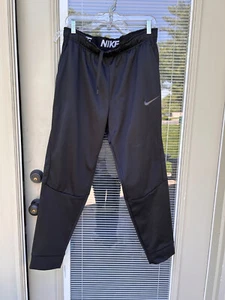 Nike Pants Mens L Black Therma Dri Fit Tapered Training Jogger Sweatpants AO2370 - Picture 1 of 5