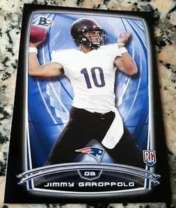 JIMMY GAROPPOLO 2014 Bowman Black Rookie Card RC Logo Los Angeles Rams🔥🔥🔥$$$ - Picture 1 of 2