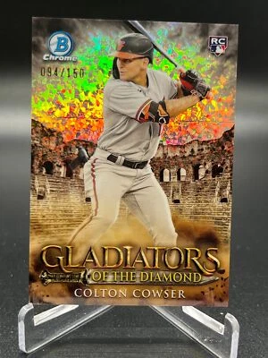 2024 Bowman Chrome COLTON COWSER GLADIATORS OF THE DIAMOND REFRACTOR /150 # - Image 1 of 2