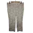 Laundry By Shelli Segal Pants Womens Size 12 Straight Leg Paisley Career Crop
