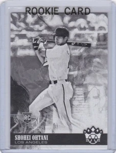 SHOHEI OHTANI ROOKIE CARD 2018 Diamond Kings BLACK & WHITE VARIATION RC Angels! - Picture 1 of 2