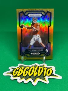 2024 Panini Prizm Draft Picks - Trevor Lawrence #62 True Gold Prizm /10 - Picture 1 of 2