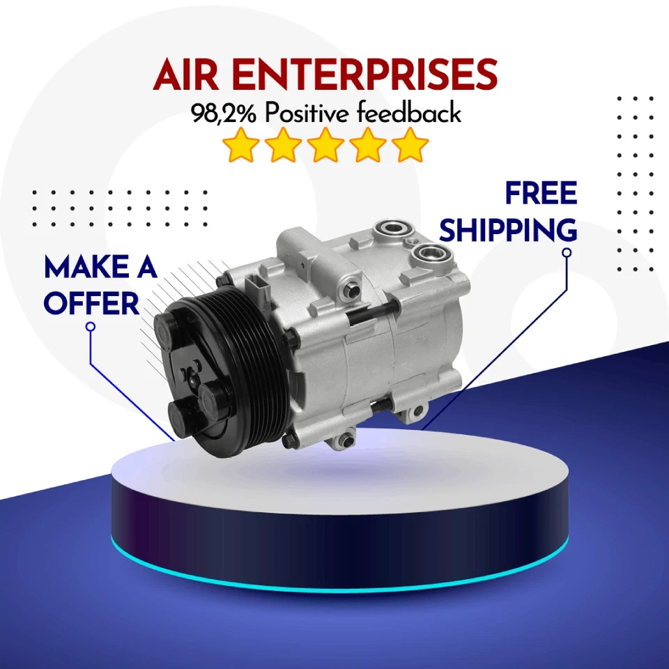 Compressor A/C Fit Lincoln Navigator 1998-2001, Ford F-150 2002-2003 - Image 1 of 1