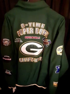 Green Bay Packers Men's G-III 3X Superbowl Wool Jacket Size 3X - Picture 1 of 4