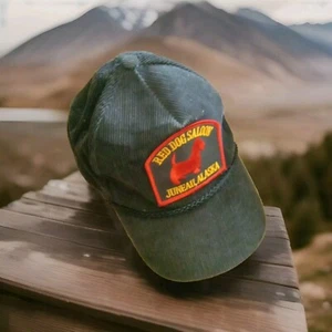 Baseballmütze Kappe Red Dog Saloon Juneau Alaska Vintage Cord Bar Druckknopflasche - Bild 1 von 8