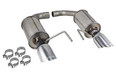ROUSH 2015-2024 Ford Mustang 2.3L & 3.7L Axle Back Exhaust 4" Chrome Tips 421837 - Image 1 of 2