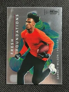 2022 Skybox Metal Universe Garrett Wilson RC ROOKIE Fresh Foundations #FF27 - Picture 1 of 2
