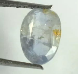 Pietra preziosa naturale ovale zaffiro blu Ceylon 4,85 carati non trattata certificata BS34 - Foto 1 di 13