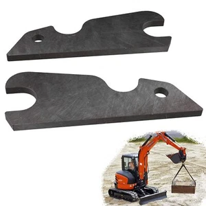Quick Attach Bucket Ears Attachment Plate for Kubota Excavator U55 KX057 KX191 - Picture 1 of 7