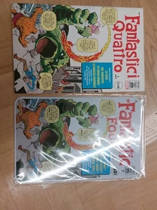 Fantastic Four 1 Marvel Legends 2 Panini Comics Con Placca Metallica - Foto 1 di 5