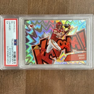 2024 Panini Absolute Travis Kelce KABOOM! #5 PSA 10 Gem Mint Chiefs  - Bild 1 von 2
