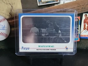 1991 Kayo #100 Evander Holyfield, George Foreman The Battle Of The Ages Holo 🔥 - Bild 1 von 11