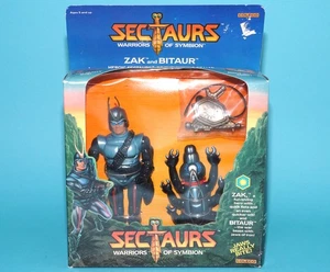 SECTAURS WARRIORS OF SYMBION ZAK & BITAUR MIB NRFB US BOX 1984 COLECO - Picture 1 of 11