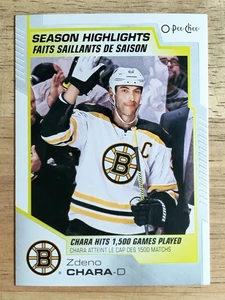 2020-21 O-Pee-Chee #595 Zdeno Chara SH - Bild 1 von 2