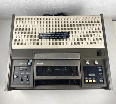 Vintage U-Matic Sony VP-2010 Tape Deck Video Cassette Player Umatic Rare - Bild 1 von 4