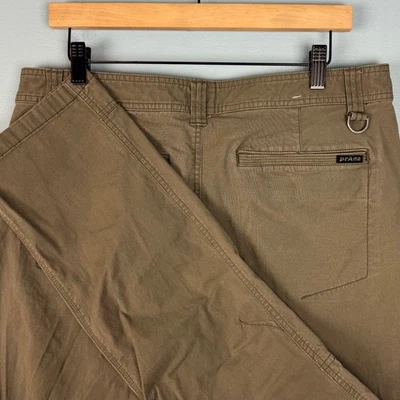 Pantalones Prana Santiago Calce Ajustado Para Hombre 34x31 Verde Mezcla Algodón Exterior Informal Foto 1 de 4