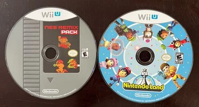 Nintendo Land & NES Remix Pack - Nintendo Wii U - Disc Only - See Photos - Image 1 of 4