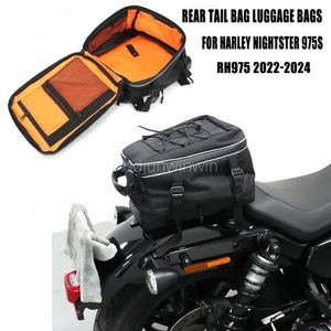 Rear Tail Bag Luggage Bags For Harley Nightster 975s RH9752022-2024 Motocycle - Foto 1 di 12