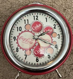 Coca Cola Wind Up Clock - Picture 1 of 2
