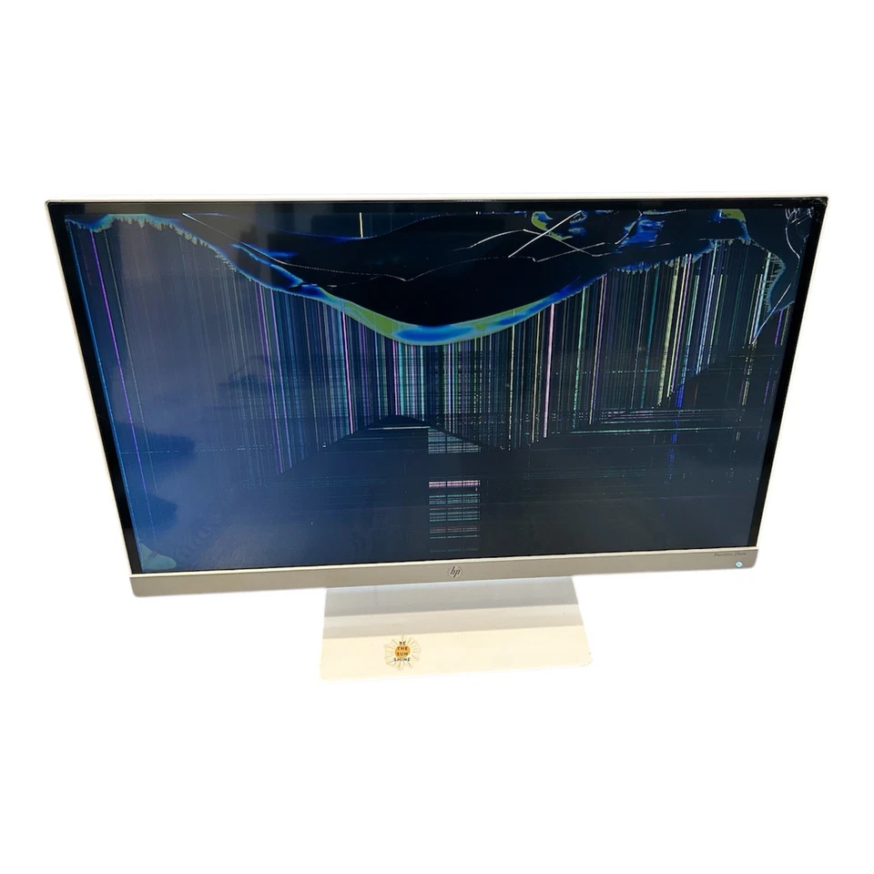 HP 25 Pavilion 25xw 25-inch IPS LED Monitor- FOR PARTS or PEPAIR -Broken Screen - Image 1 of 4