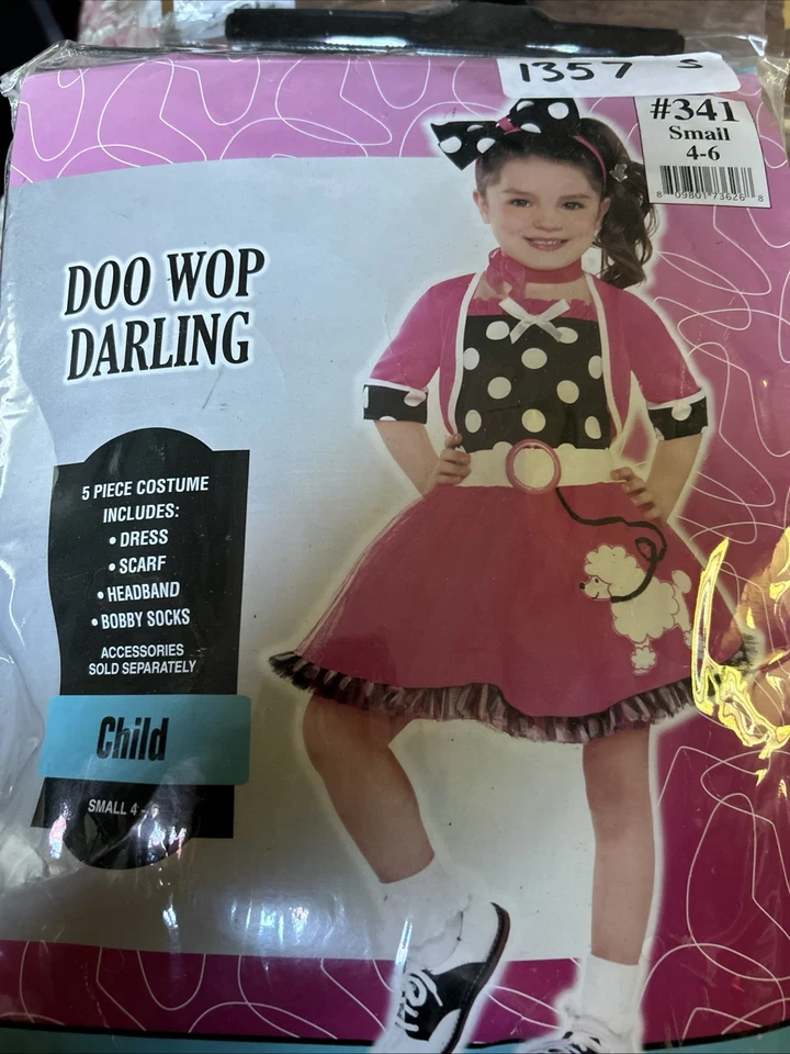 Doo Wop Darling Costume Child Small - Image 1 of 2