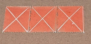 Österreich -  1858 - Andreaskreuze - rot - 3er-Streifen - postfrisch !! - Bild 1 von 2