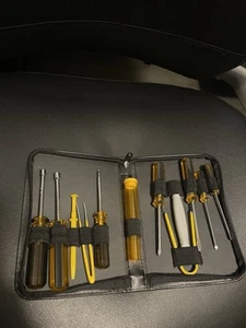 Reise 12 Stück Computer Tech PC Service Reparatur Werkzeug Kit Reißverschluss Koffer - Bild 1 von 4
